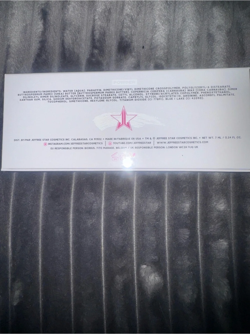 Jeffree Star White mascara